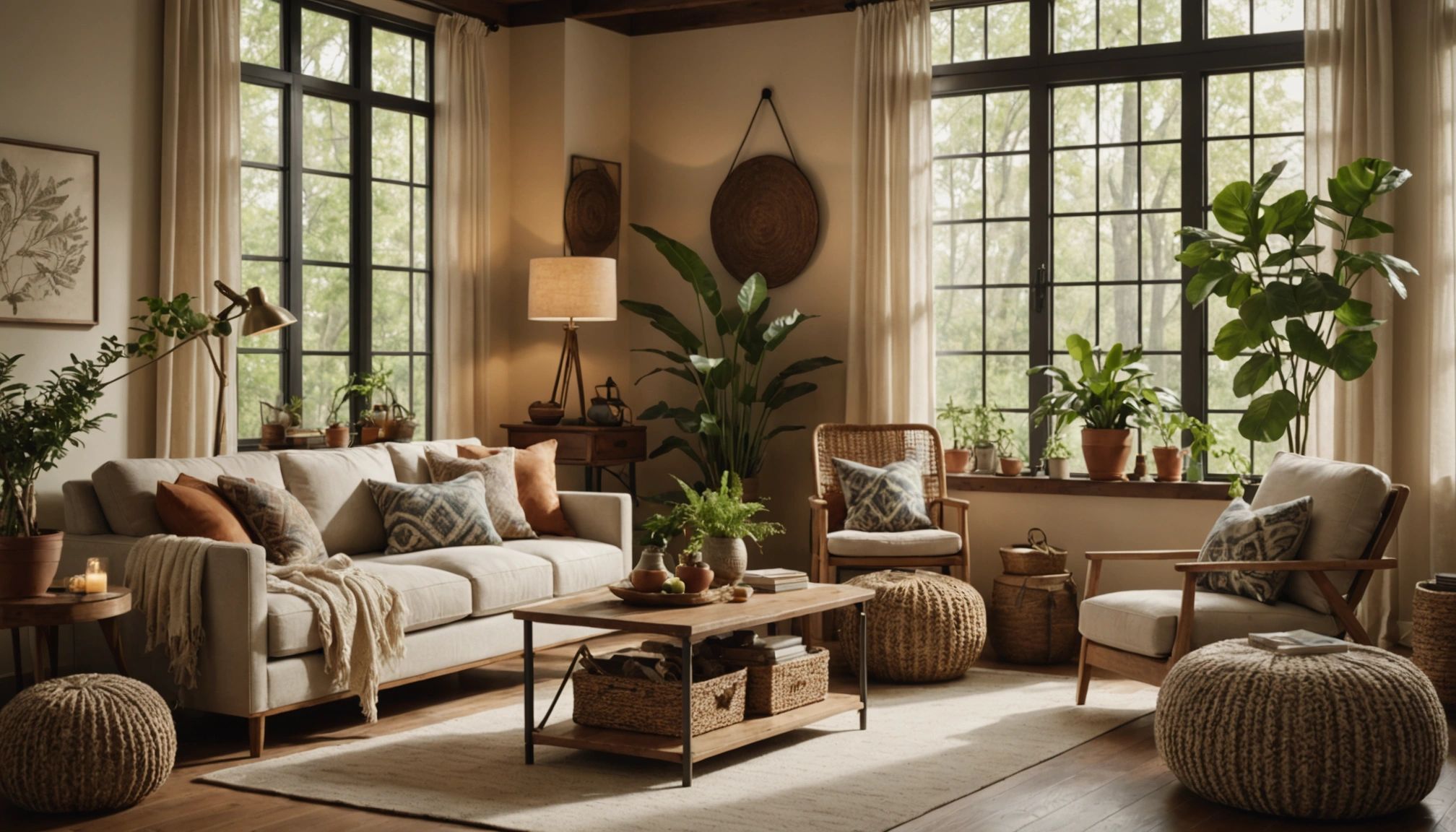 Transformez votre intérieur : idées de décoration bohème chic et naturelle