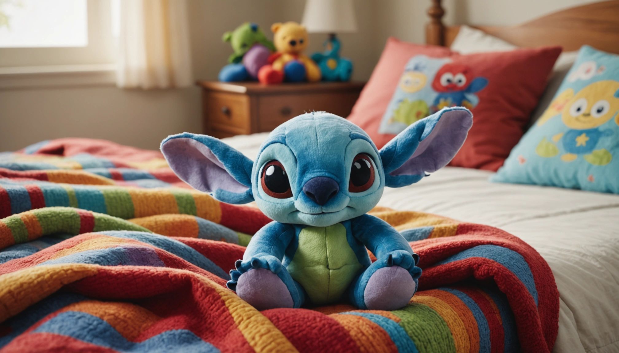 Découvrez la peluche stitch qui simule une respiration pour plus de réalisme