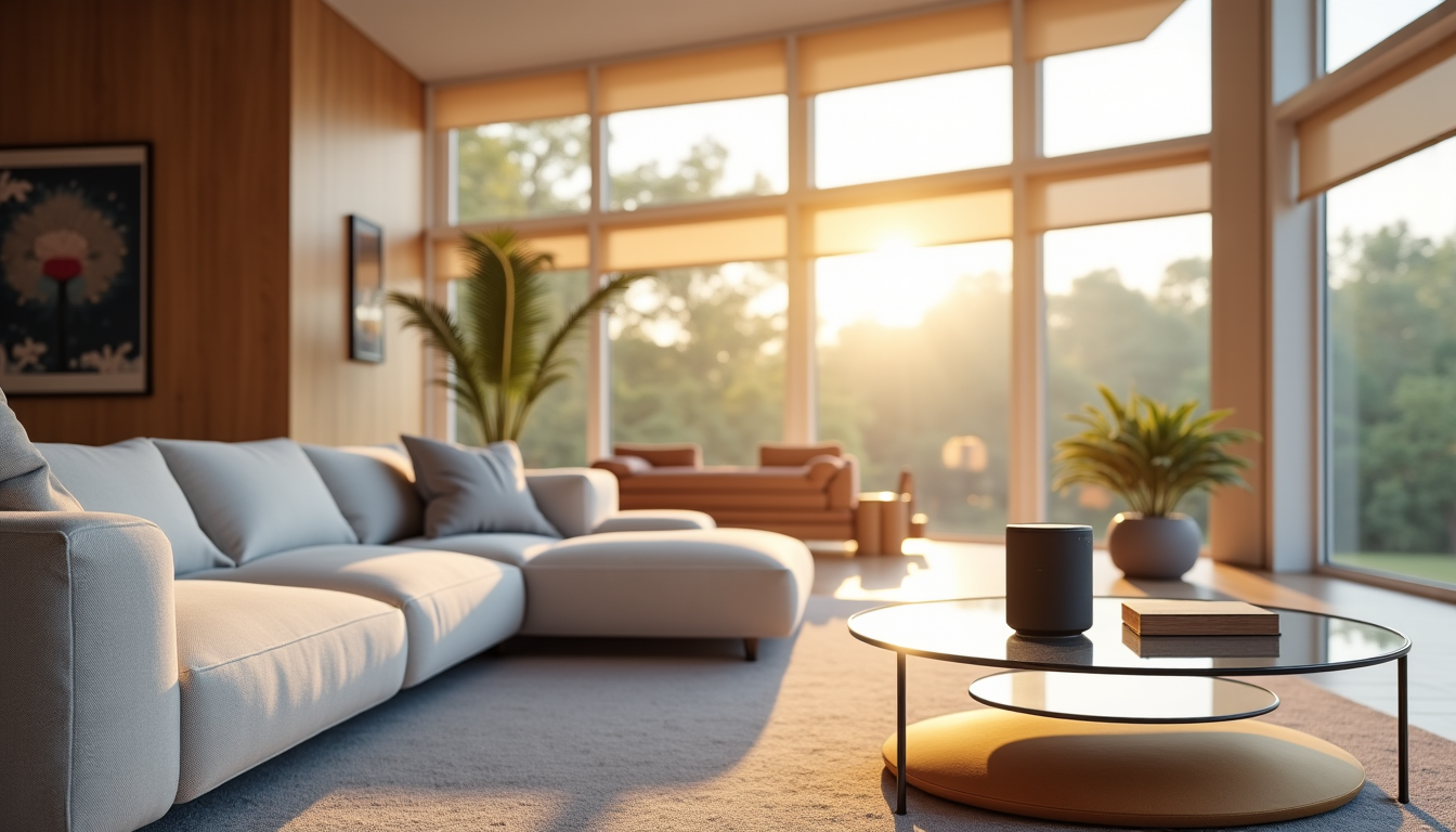 Design d’intérieur intelligent : Allier domotique et esthétique pour un espace moderne