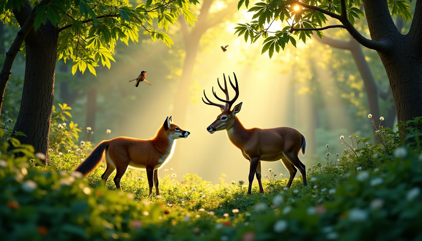 La beauté cachée des interactions animales fascinantes