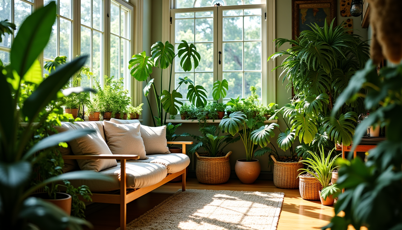 Créer un paradis végétal chez vous : astuces et inspirations